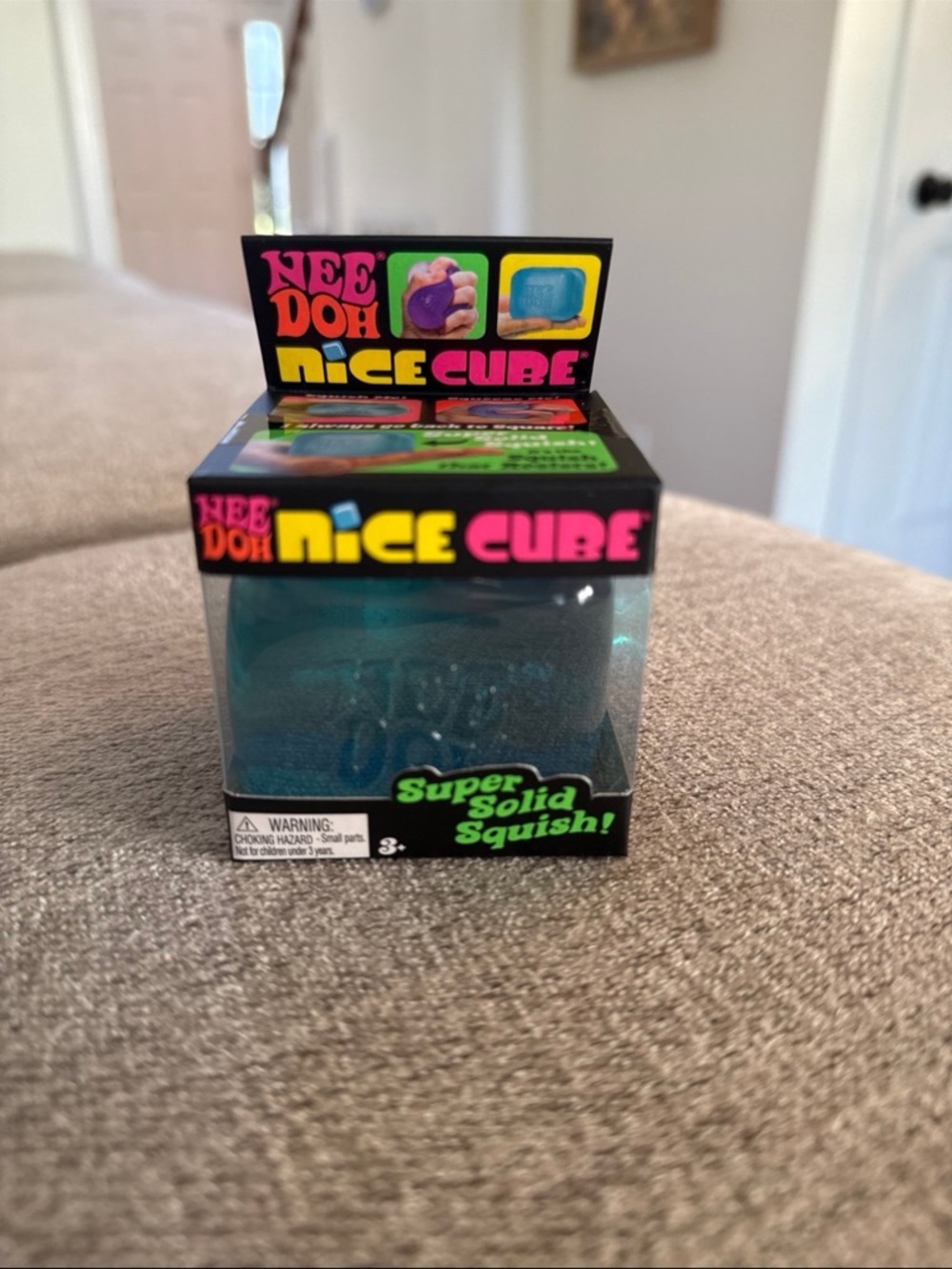 NeeDoh Nice Cube Squishy Toy - Blue